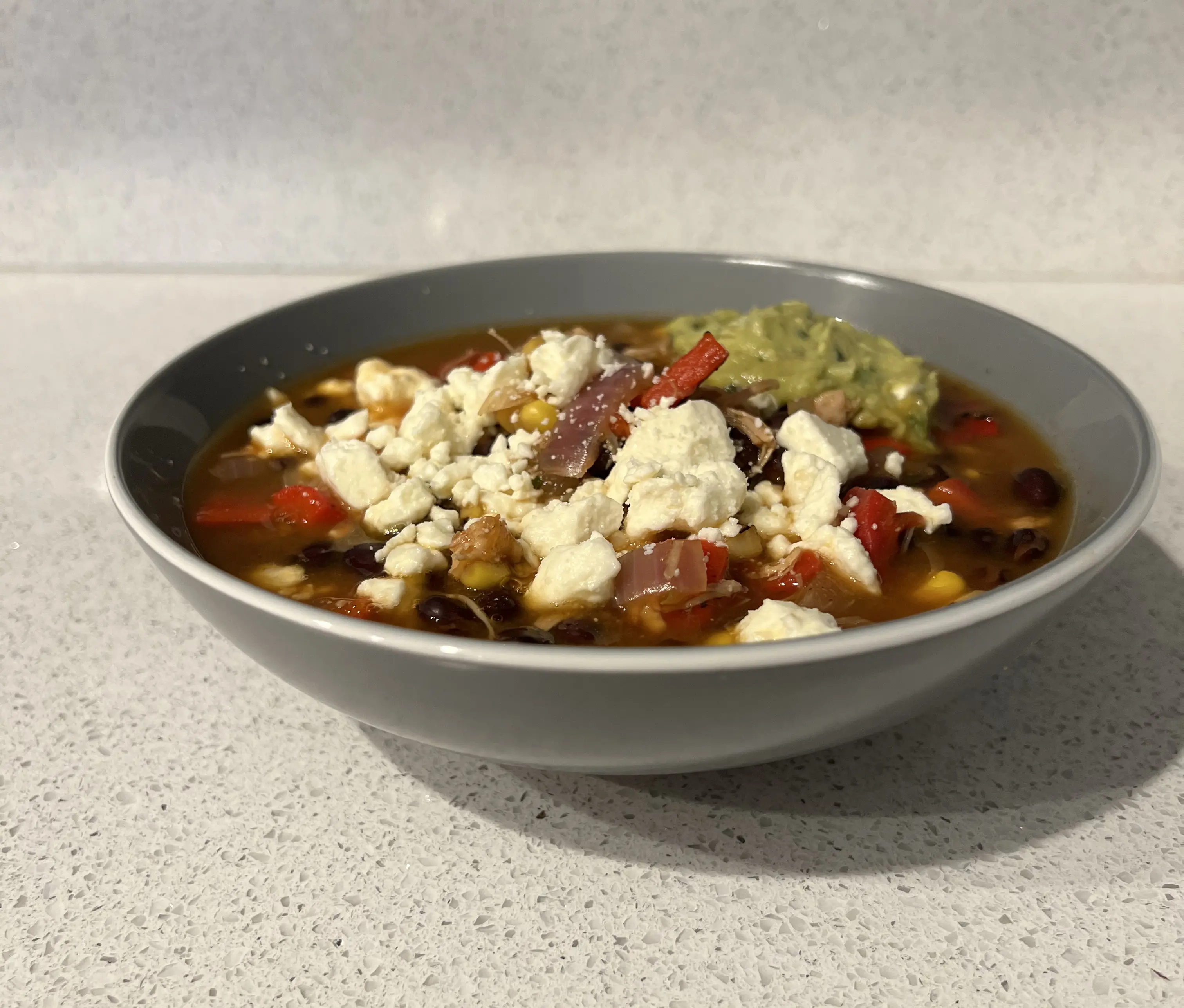 nutrient-packed Black Bean and Chicken Soup perfect for busy weeknights
